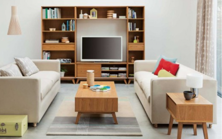 sofa minimalis untuk ruang tamu dan apartemen
