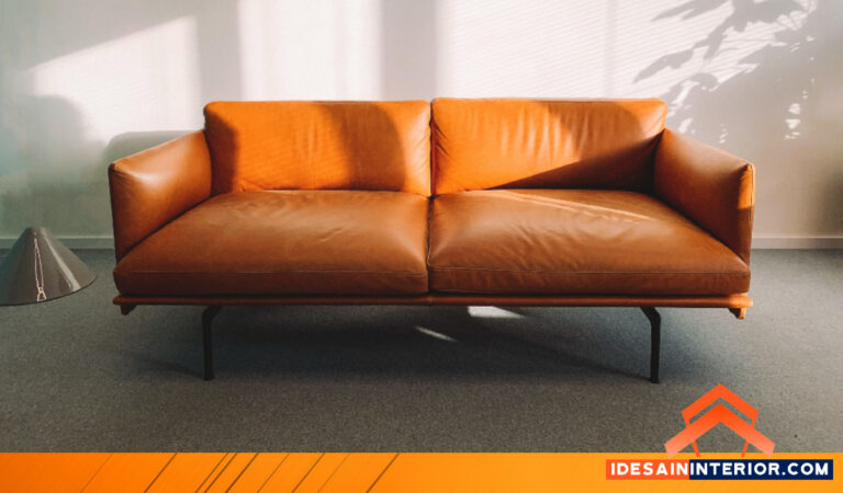 model sofa kulit asli custom design